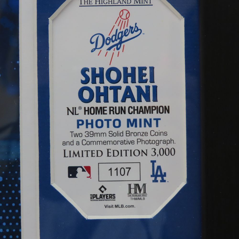 限定3000 大谷翔平 2024NLホームラン王獲得記念ダブルコイン