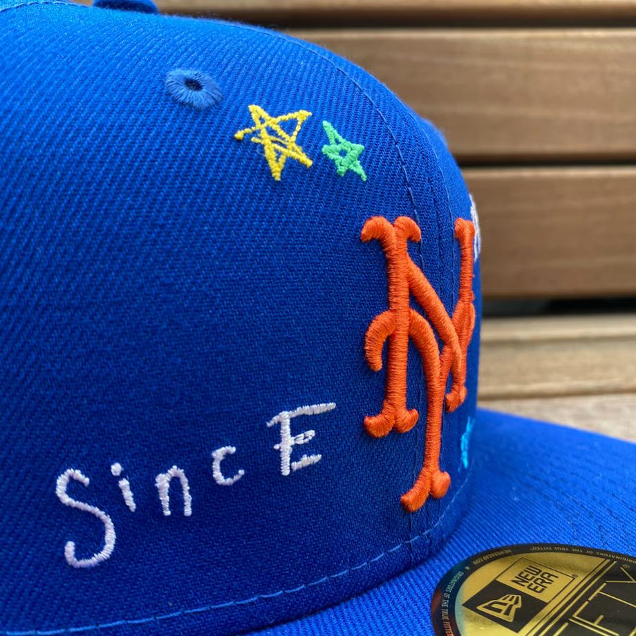 激レア USA限定 59FIFTY ニューエラ MLB ニューヨーク メッツ NY Mets スクリブル Scribble (18-2)