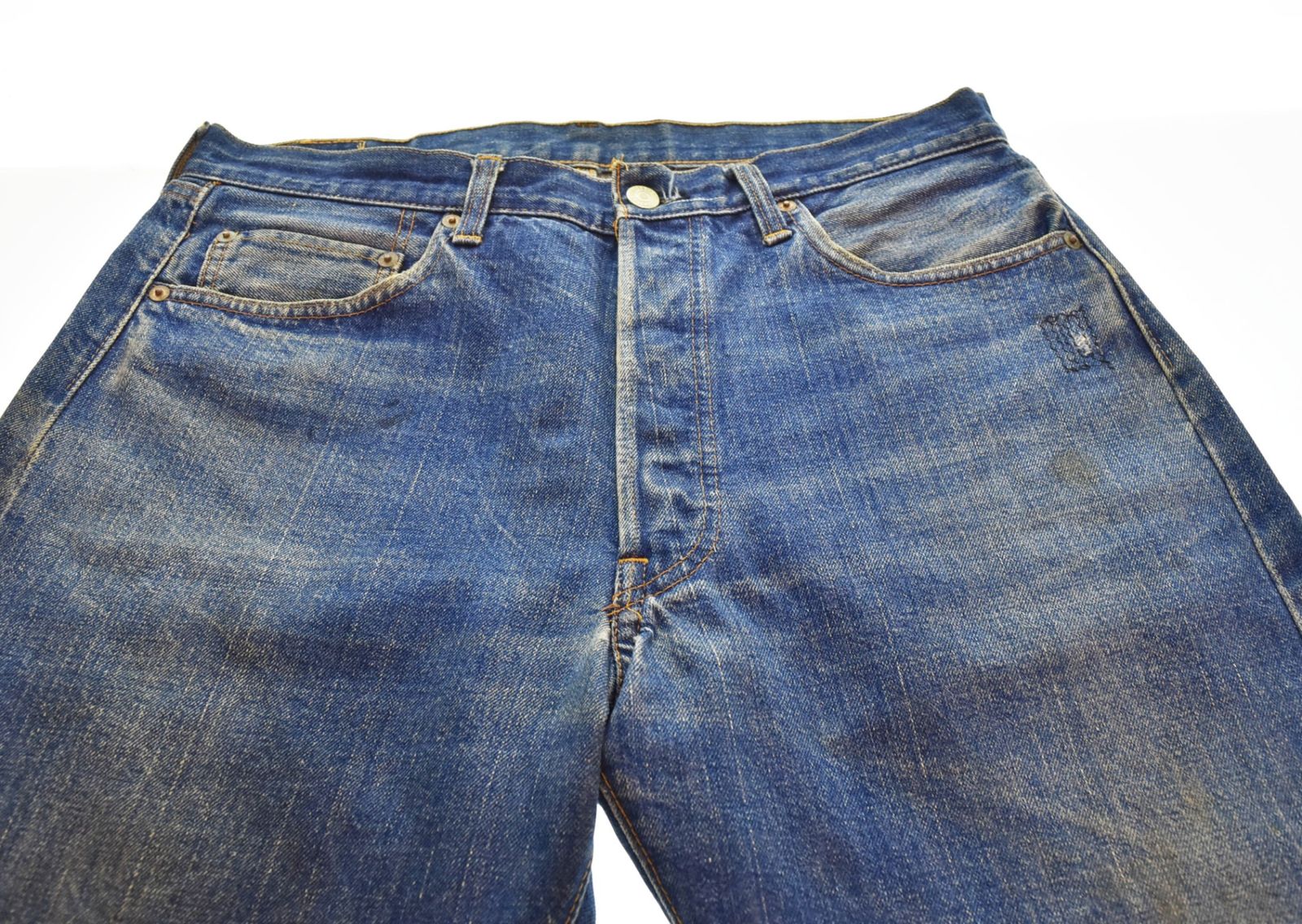 Levi's 501 66前期（シングル）70s ゴールデンサイズ 70's LEVI'S 501 Denim Pants 66 Single Stitch W36L36(実寸W34L33) 70