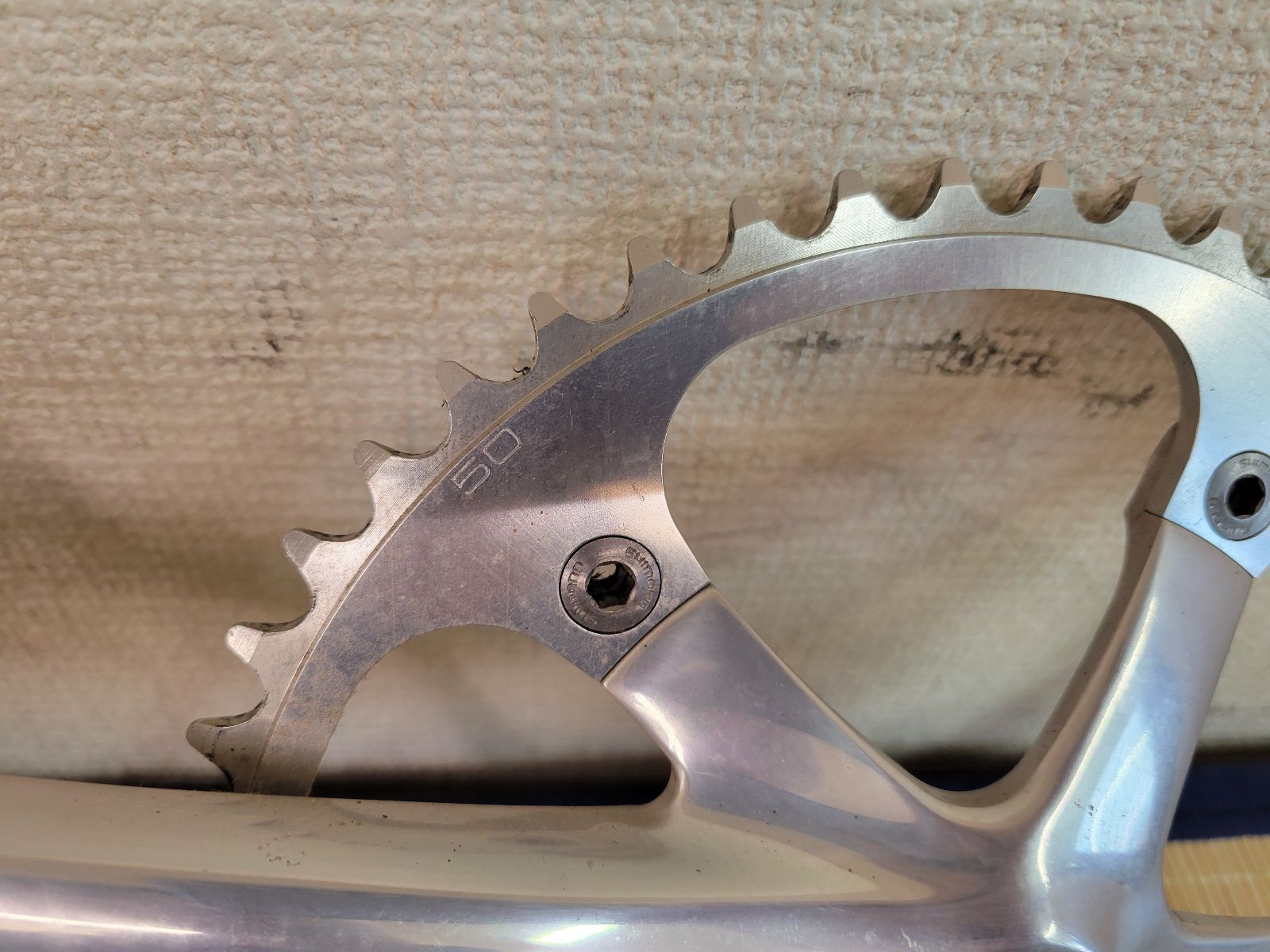 Dura-Ace クランクセッnjs公認シルバー SHIMANO ( シマノ ) クランク・クランクセット DURA-ACE FC-7600