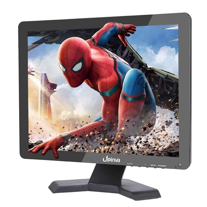 新着商品 Upinva 17インチ 多機能モニター 1280x1024 TFT PC 液晶ディスプレイ 監視モニター CCTVカメラ HDMI HDモニターカラースクリーンBNC | VGA | AV | HDMI | USBイヤホン出力 内蔵スピーカー 1