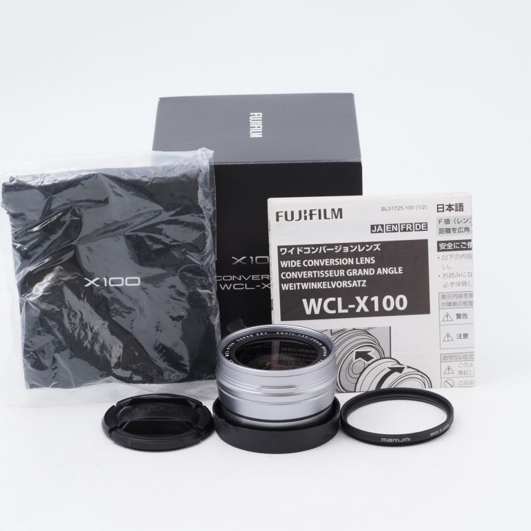 FUJIFILM WCL-X100II シルバー ワイドコンバージョンレンズ FUJIFILM WCL-X100II シルバー ワイドコンバージョンレンズ