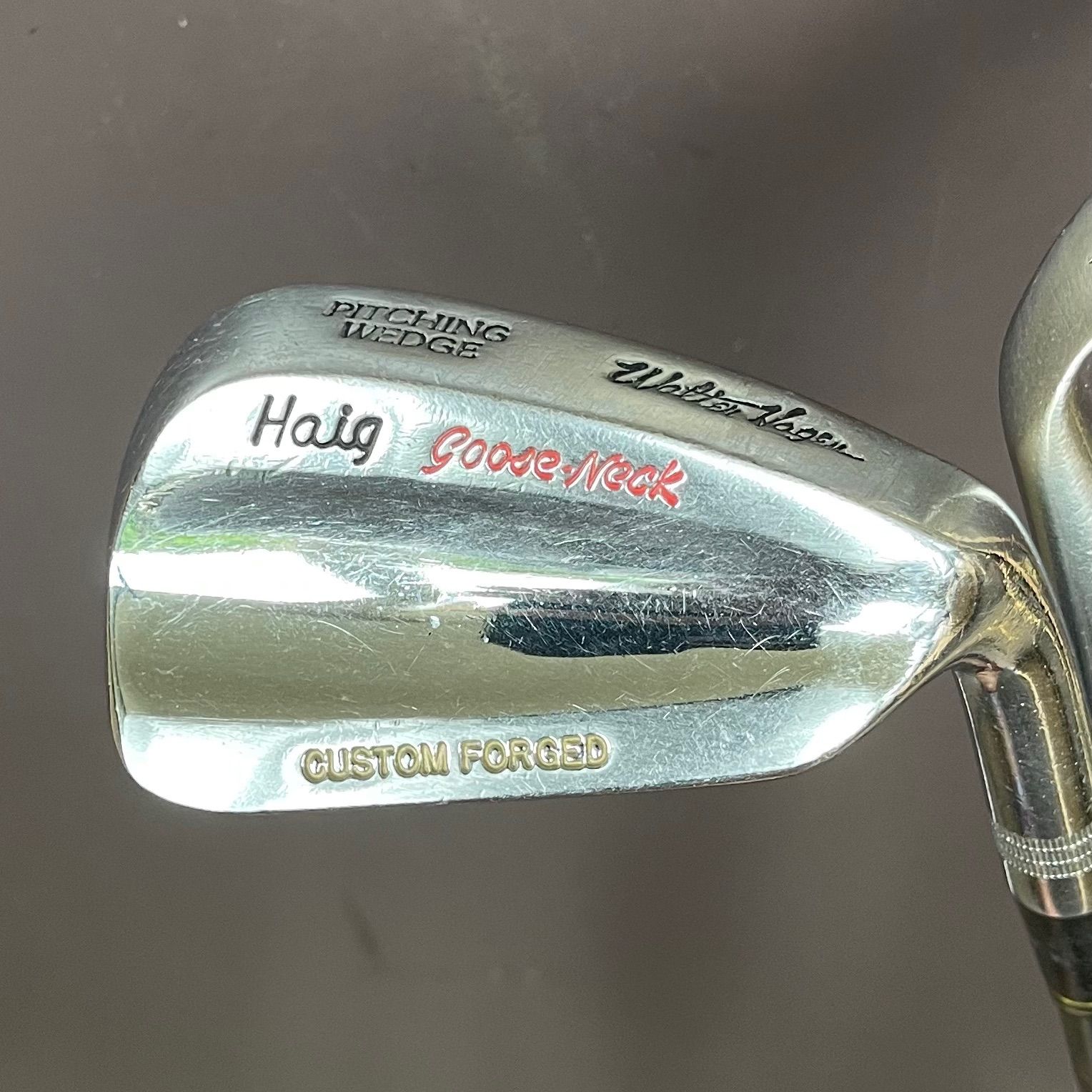 超激安セール 開催中です！ 57-0323 初入荷 み 2本セット Pw-Sw ウォルターヘーゲン Haig Goose-Neck プロモデルのウェッジ2本セットです ラインを出しやすく操作性が良い2本のウェッジです フレックスR CUSTOM FORGED
