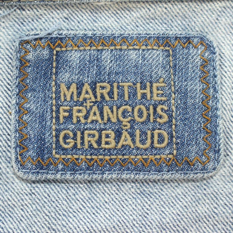00s MARITHE + FRANCOIS GIRBAUD フルジップ デニムジャケット メンズ