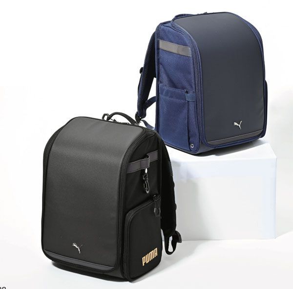 1個 プーマ PUMA 軽快学童リュック ＡＧＳ メタル PM528BK|ブラック PM528NB|ネイビー クツワ 通学リュック ランドセル 男の子 かっこいい ランリュック 最新柄