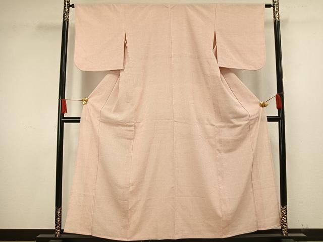平和屋着物▽本塩沢　単衣　蚊絣　黒地　正絹　逸品　AAAW7645fy 平和屋着物▽本塩沢 単衣 蚊絣 黒地 正絹 逸品 AAAW7645fyの通販 by