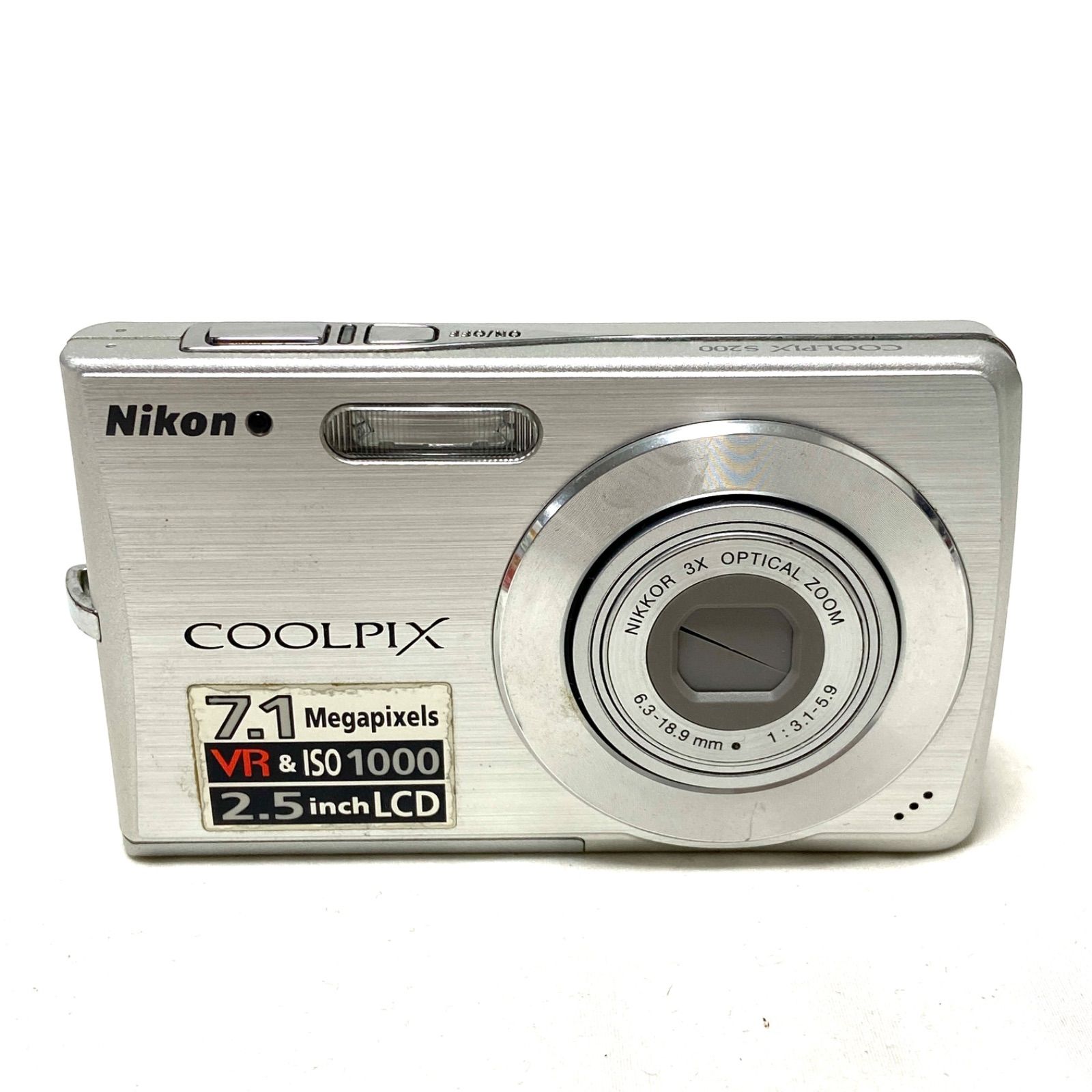 Nikon COOLPIX S200 ニコン クールピックス シルバー コンパクト