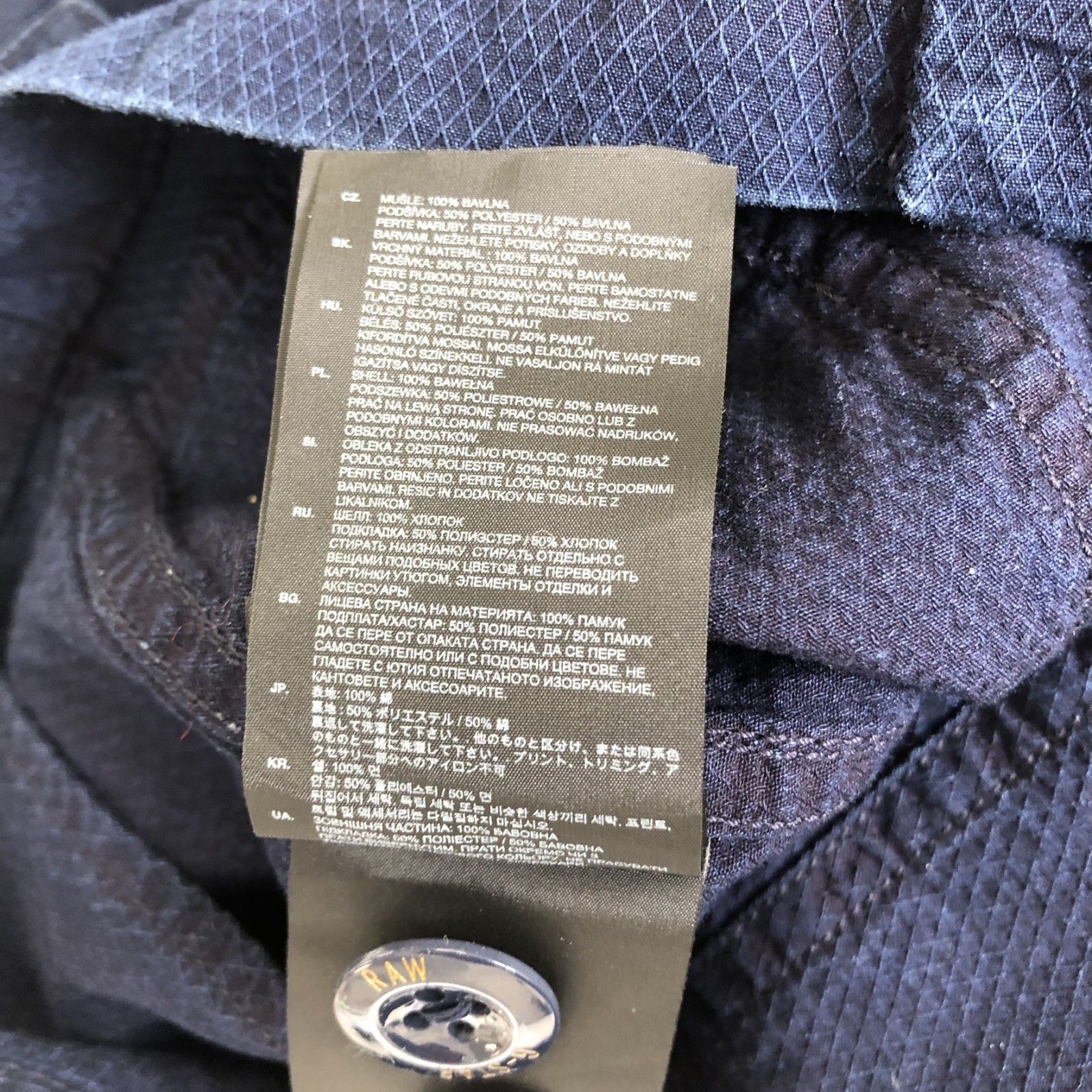 G STAR RAW】ジースターロゥ ネイビー 紺色 XS ジャケット アウター