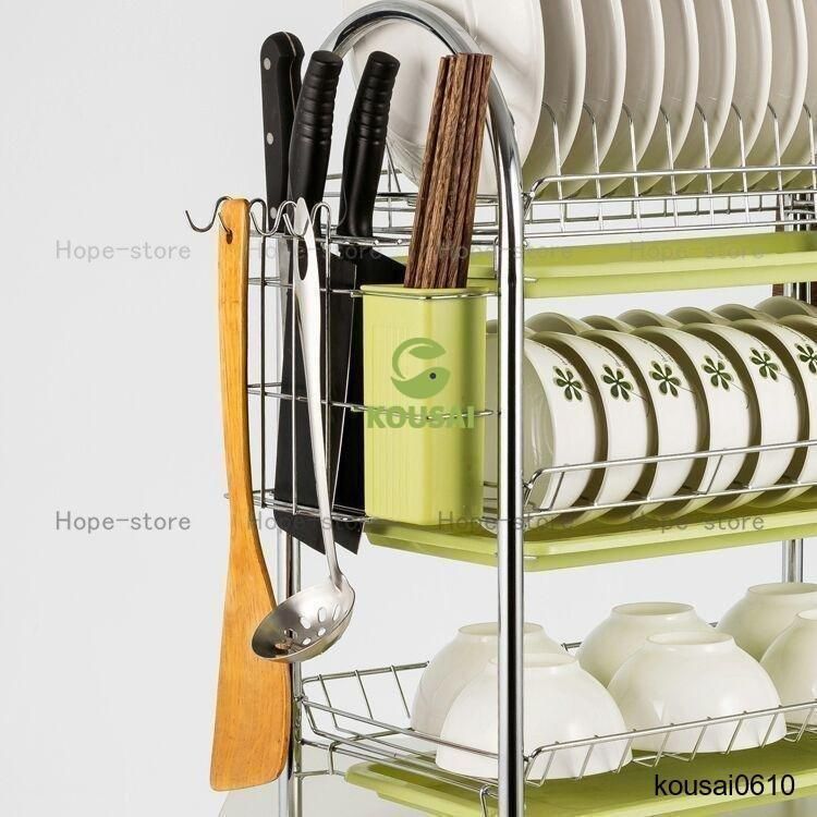  ニトリ 水切りラック 2段水切りスリム 水切りカゴ シンク コンロ用品