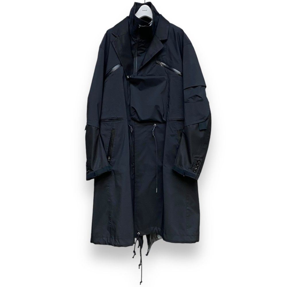 SACAI × ACRONYM 22SS TRENCH COAT ドッキング トレンチコート 1 Sサイズ ブラック - メルカリ