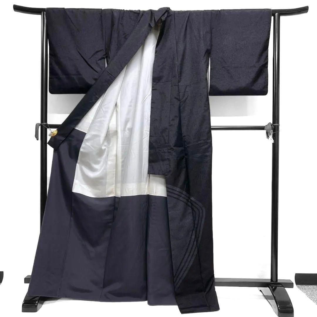 作家もの　白山紬　流線　付け下げ　着物　113a p 作家もの 白山紬 流線 付け下げ 着物 113a p｜Yahoo!フリマ（旧