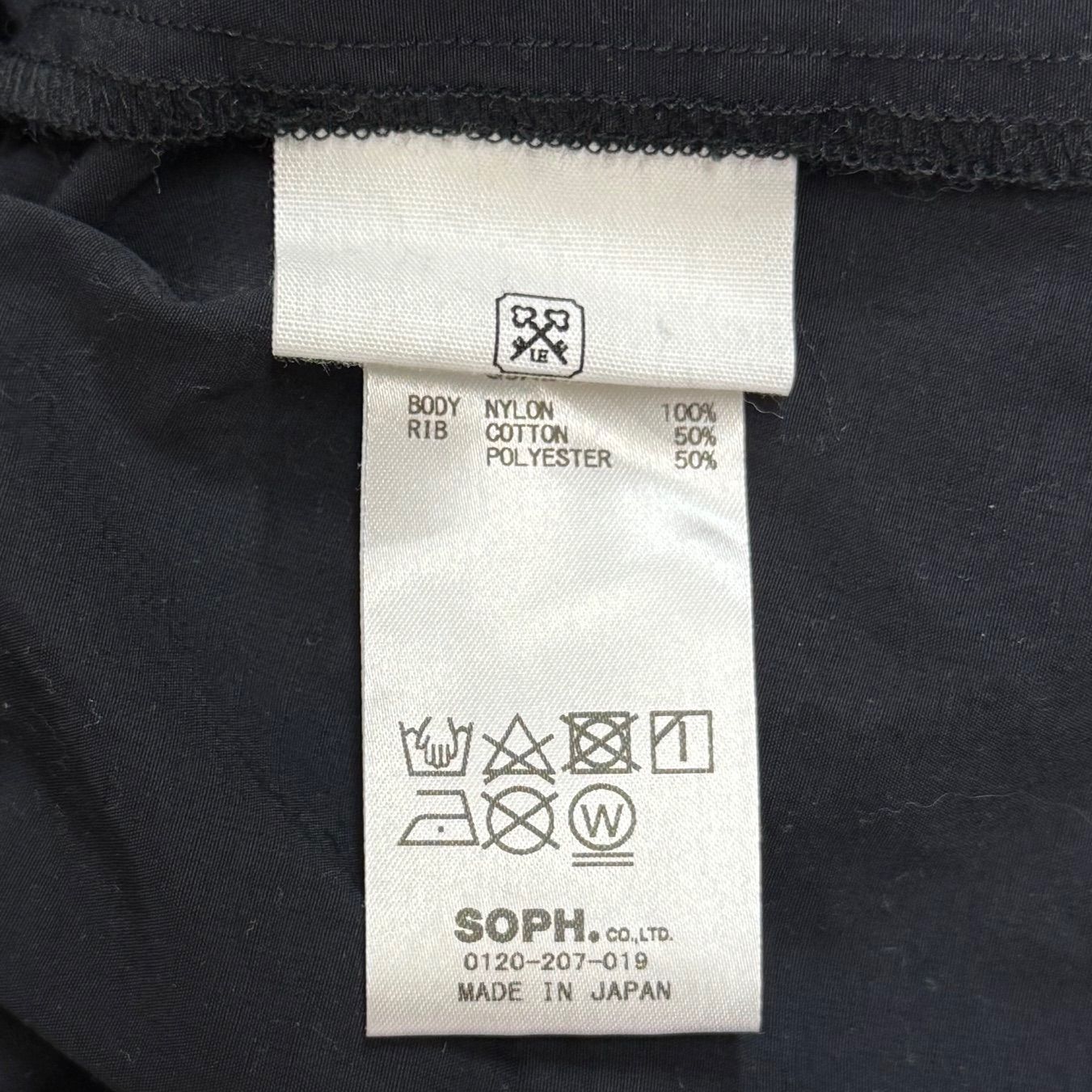 参考上代25300円 uniform experiment 19AW PULLOVER SMOCK プルオーバー スモック ジャケット ユニフォームエクスペリメント UE-192001 ブラック 2  93246A3