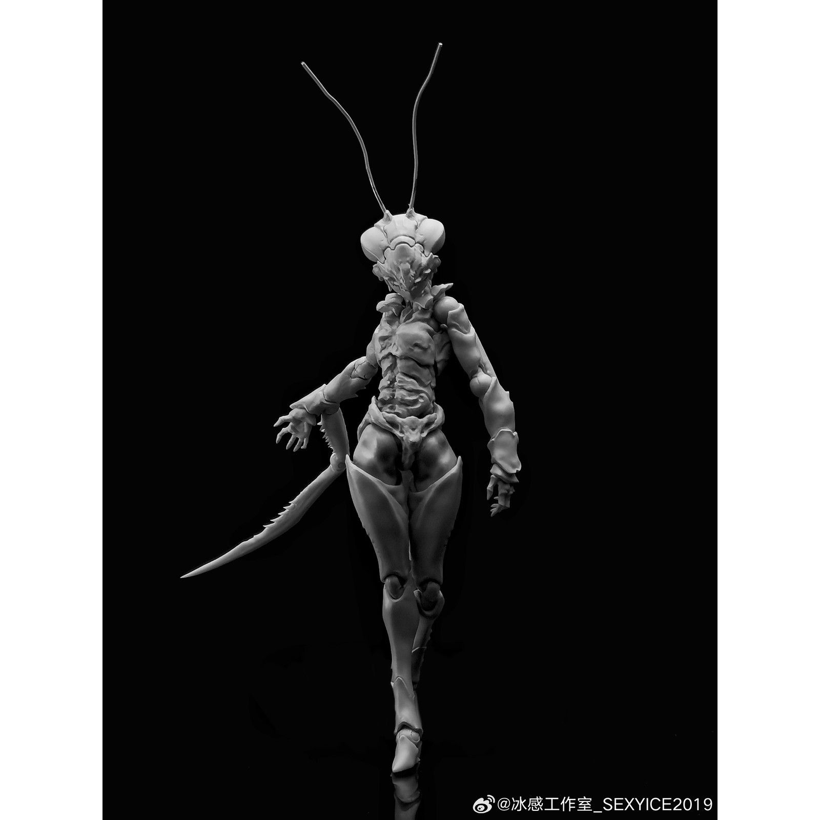 蟲 VERMIN シリーズ 実験体 B0127 カマキリ 1/12 完成品 可動
