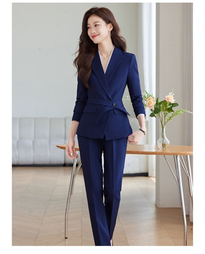 スーツレディースパンツスーツ上下2点セット通勤セットアップママスーツフォーマルビジネスビジネススーツ仕事セレモニースーツ