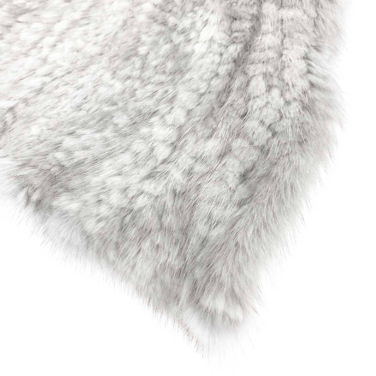良好 MINK ミンク マフラー グレー ミンク レディース 240001102416