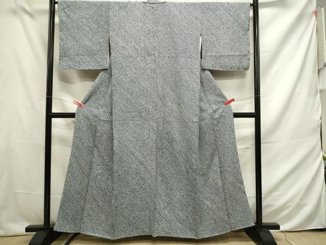 平和屋着物○大変加工の良い総絞り小紋 やまと誂製 正絹 逸品