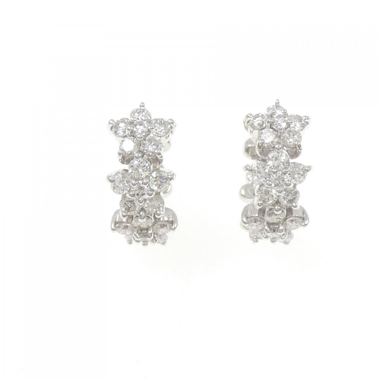 ポンテヴェキオ ダイヤモンド ピアス 1.02CT