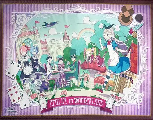 タペストリー　集合 B0タペストリー 「Re：ゼロから始める異世界生活」 MF文庫J 夏の学園祭2018グッズ 中古】タペストリー 集合 B0タペストリー 「Re：ゼロから始める