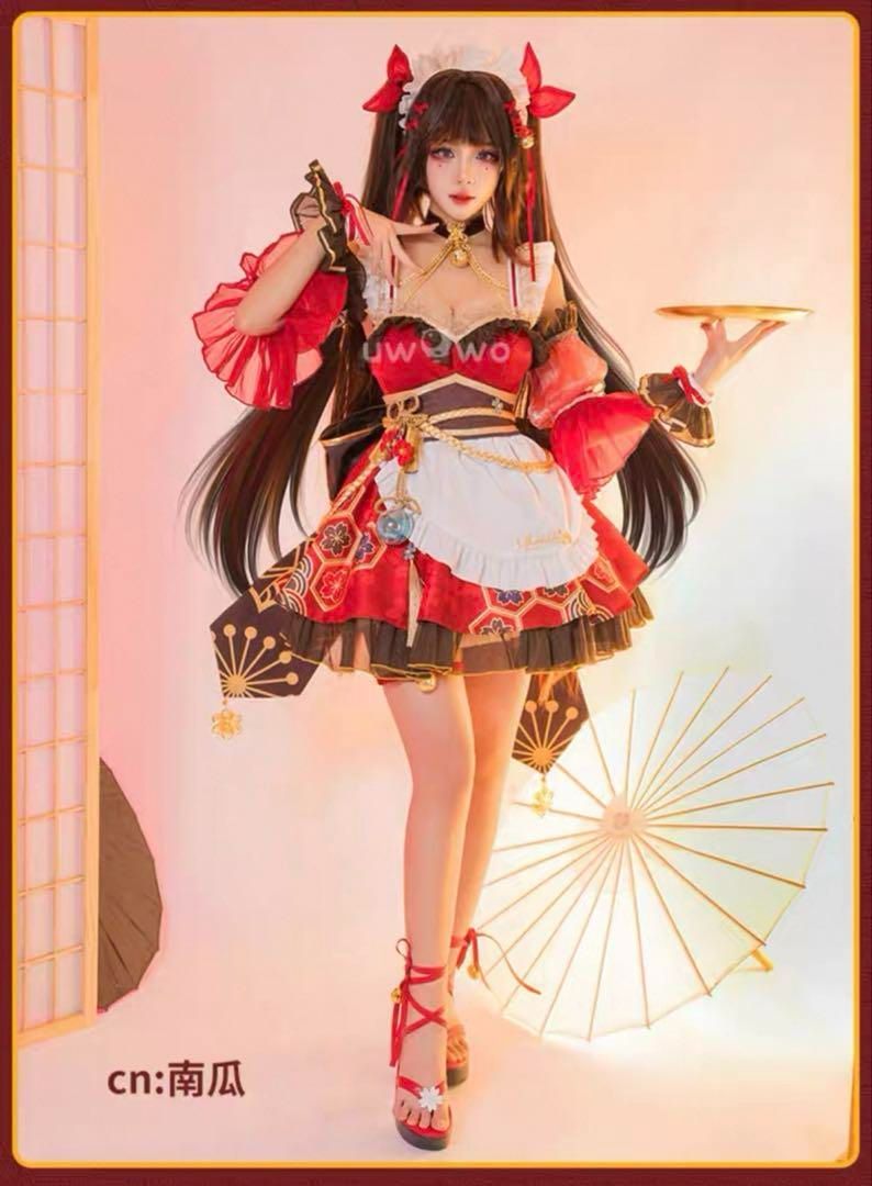 崩壊スターレイル 花火 メイド コスプレ服 Uwowo 新品未使用 Uwowo 崩壊スターレイル 花火 メイド服 コスプレ衣装