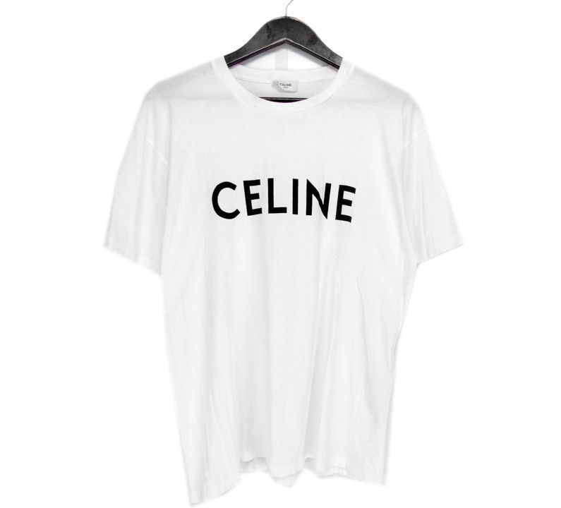 セリーヌバイエディスリマン  2X681501F ルーズフィットロゴプリントTシャツ メンズ L