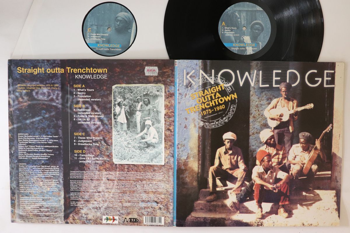 仏LP Knowledge Straight Outta Trenchtown 1975-1980 322371 MAKASOUND /00400 仏LP Knowledge Straight Outta Trenchtown 1975-1980 322371