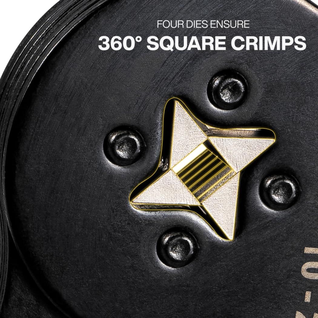 Klein Tools 34055 フェルール圧着工具 角型クリンパープライヤー 10