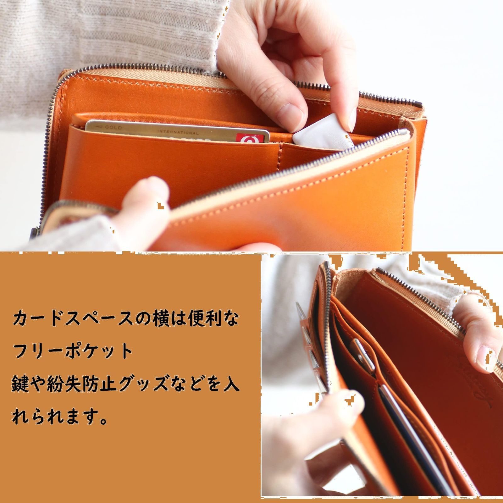 zip フラグマン ジップ 長財布 極小 FRAGMAN ハンドメイド 日本製