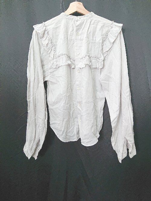 MIYAO ミヤオ　白ブラウス MIYAO ミヤオ BLOUSE[MVBL-08/2.白×白×白]