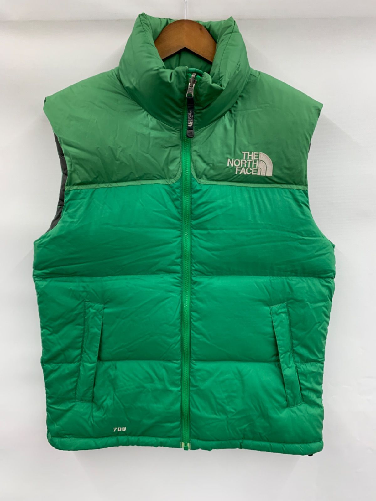 50%OFF 値下げ THE NORTH FACE ダウンベスト センターロゴ ヌプシ