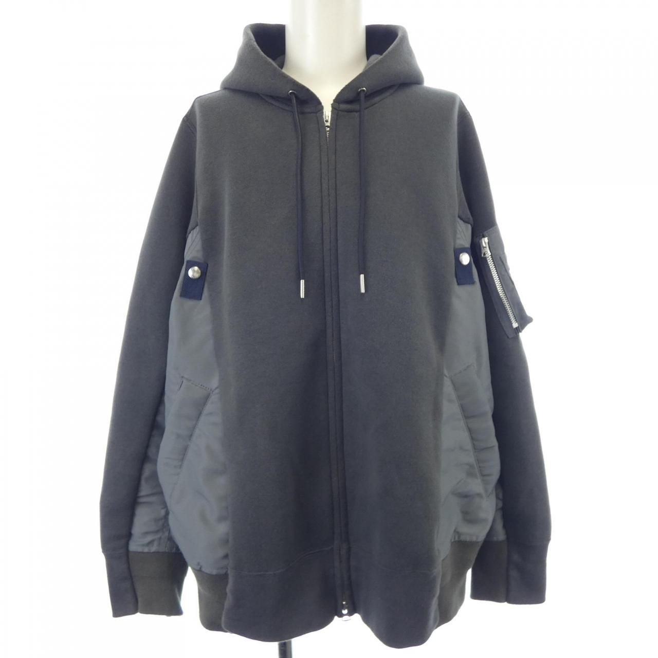 サカイ　Sacai パーカー Sacai サカイ パーカー ドッキング ニット スウェット 民族 kolor