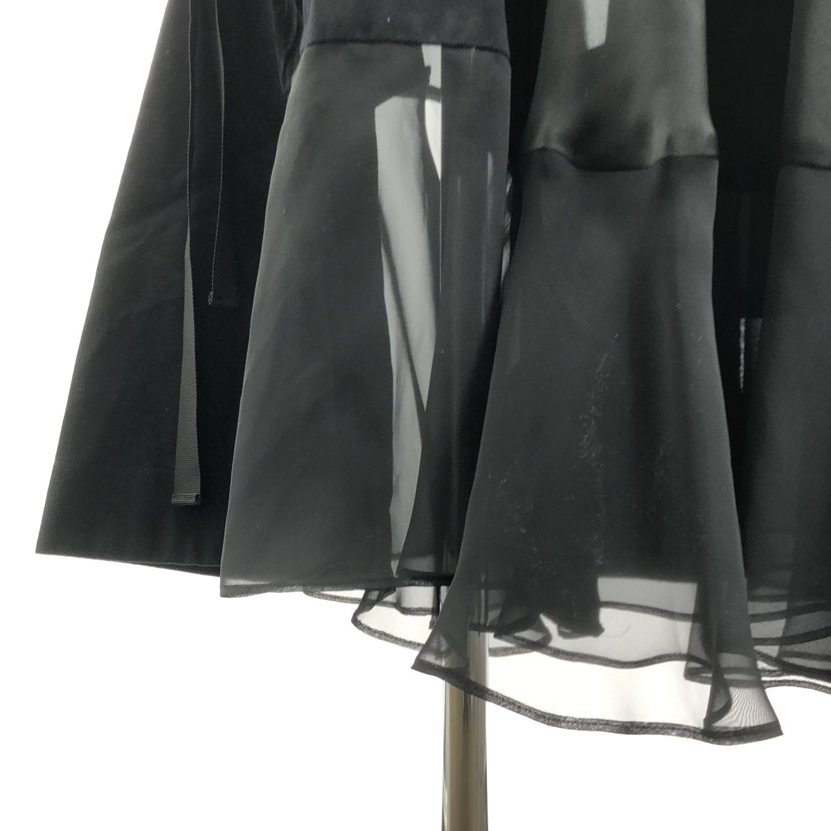sacaiサカイ★ブラック ラップ ミディアムスカート ☆sacai☆関税込♪日本未入荷♪ポケット ミディアムスカート