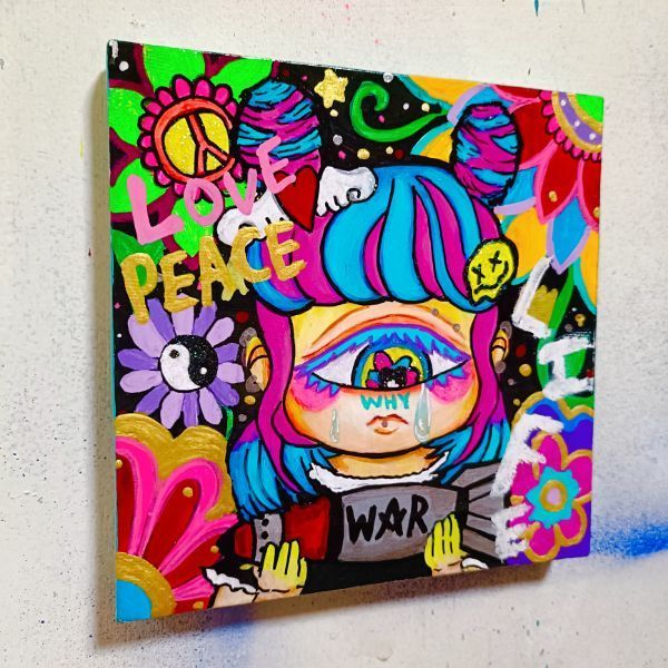 奥田雄太 Abstract Bouqet ターコイズ ブルー ピンク LURF GALLERY