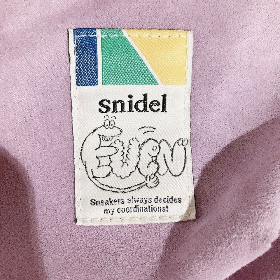 snidel リュック パープル スエード レディース