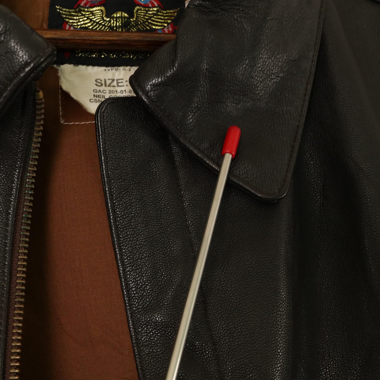 90年代 USA製 Cooper クーパー A-2 フライトジャケット レザー  