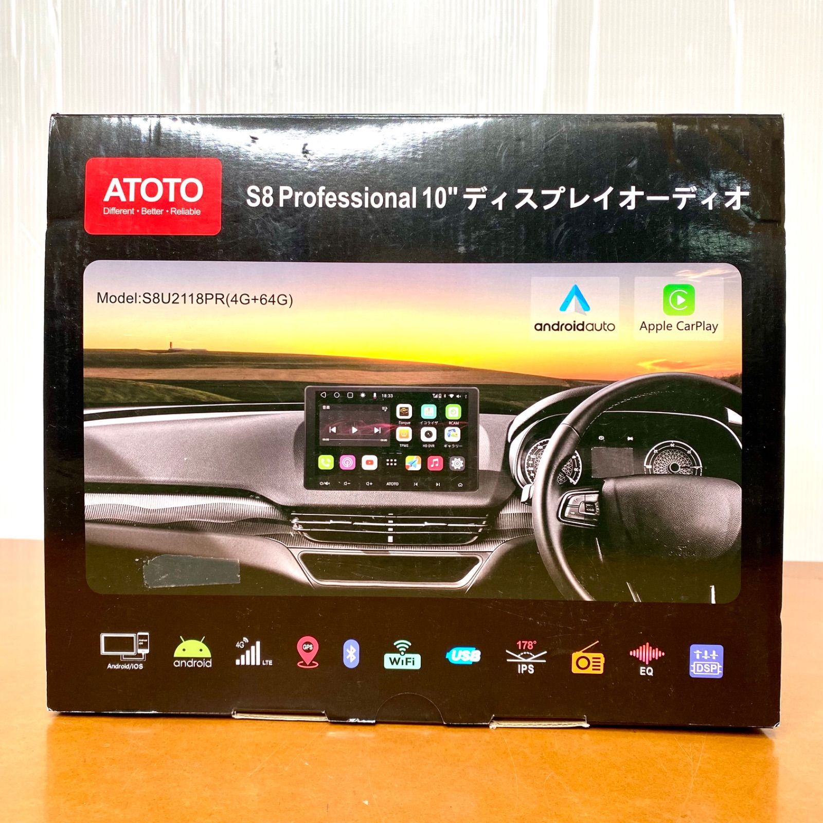 ATOTO S8U2118PR ナビ Android 4G/64G SIM対応 ATOTO S8U2118PR 車載用