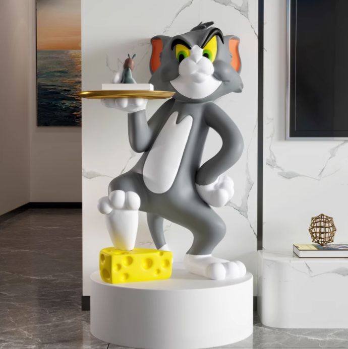tom&jerry トムとジェリー トム テーブル 机 サイドテーブル 置物 飾り