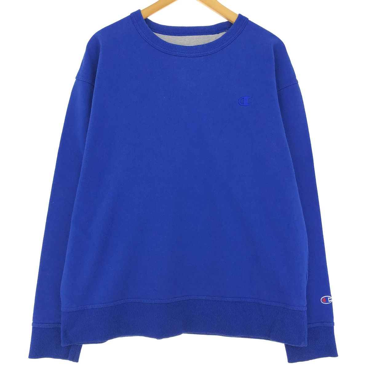 古着 00年代 チャンピオン Champion ワンポイントロゴスウェットシャツ トレーナー メンズXL/eaa411008
