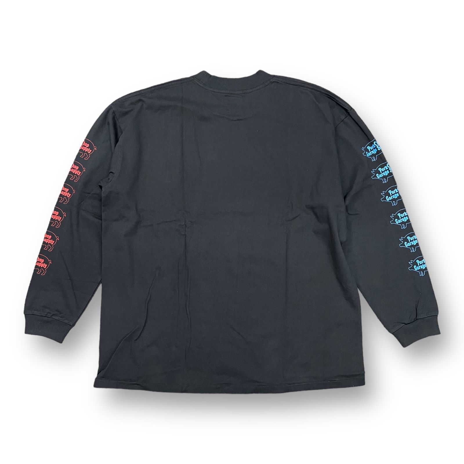 未使用品 PORKCHOP GARAGE SUPPLY ROUNDED L/S TEE プリント ロング