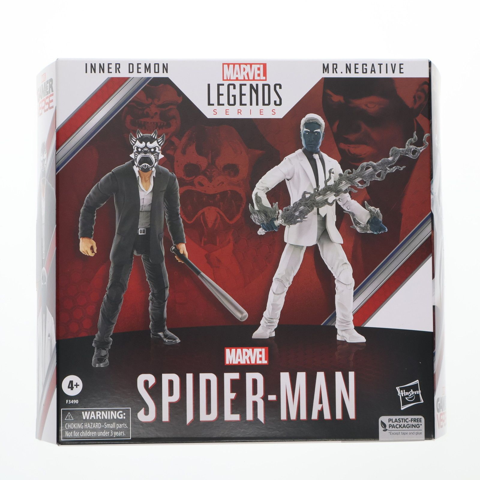 SPYDER - マーベルレジェンド スパイダーマンシリーズ ミスター・ネガティブ&デーモン ゲーム『Marvel's Spider-Man(マーベル スパイダーマン)』 完成品 6インチ アクションフィギュア(F3490) ハズブロ マーベルレジェンド スパイダーマンシリーズ ミスター