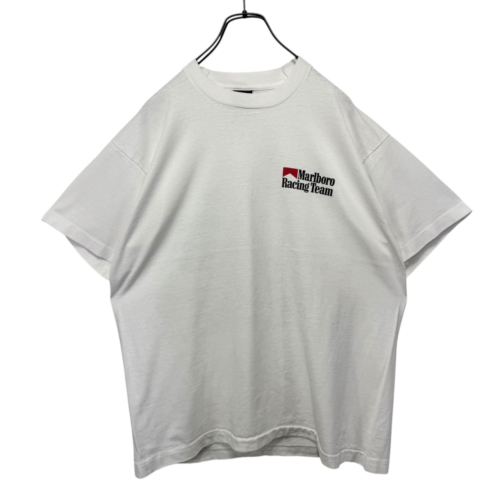 90s vintage Marlboro Racing Team Promo Print T-shirt Tee USA製 