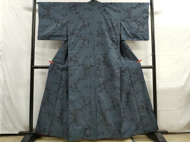 【新品未使用】大島紬　9点 平和屋着物○本場大島紬 9マルキ 古代染色純泥染 風景花文