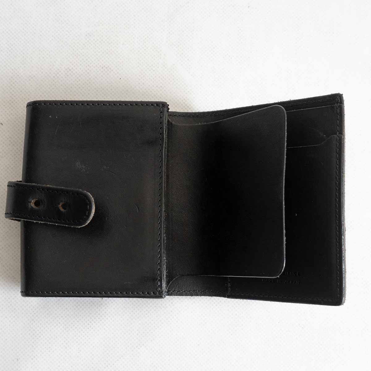 A&S Jabara mini wallet ブラック