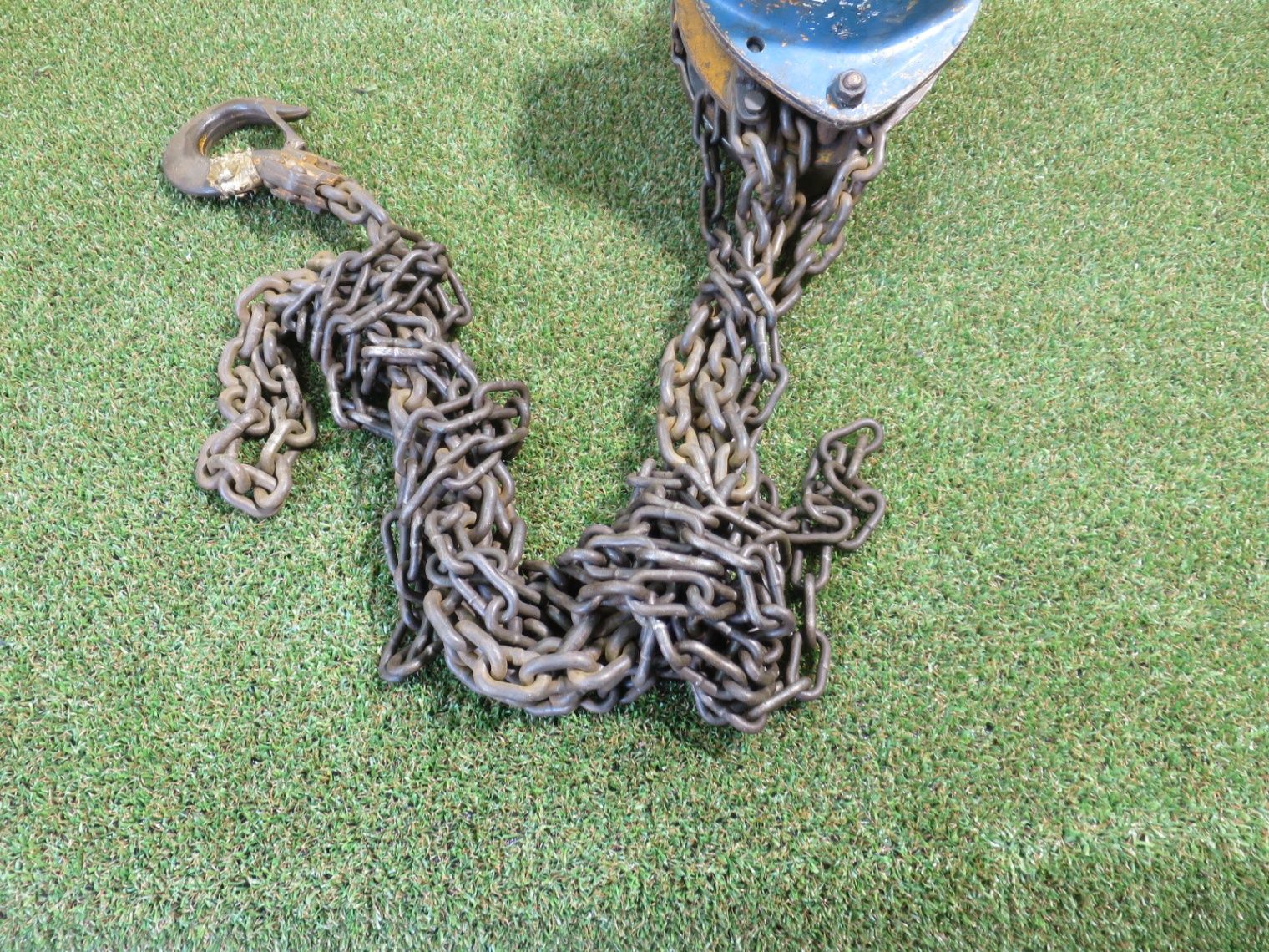 荷吊 工具 メーカー不明 チェーンブロック 1ton 1トン 重量物を安全に吊る