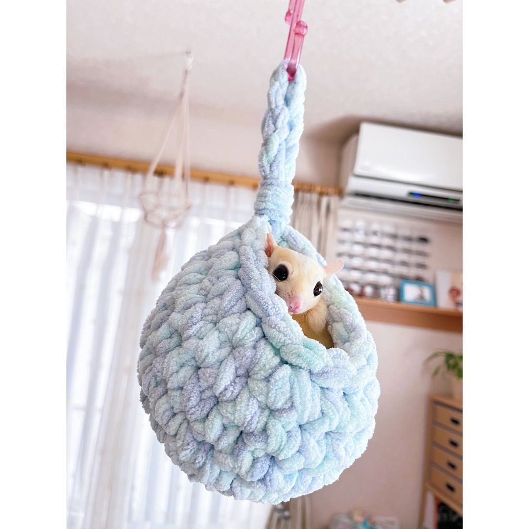 もこもこモール　モモンガポーチ No.1⭐︎モモンガポーチ⭐︎もこもこポーチの通販 by HANDMADE