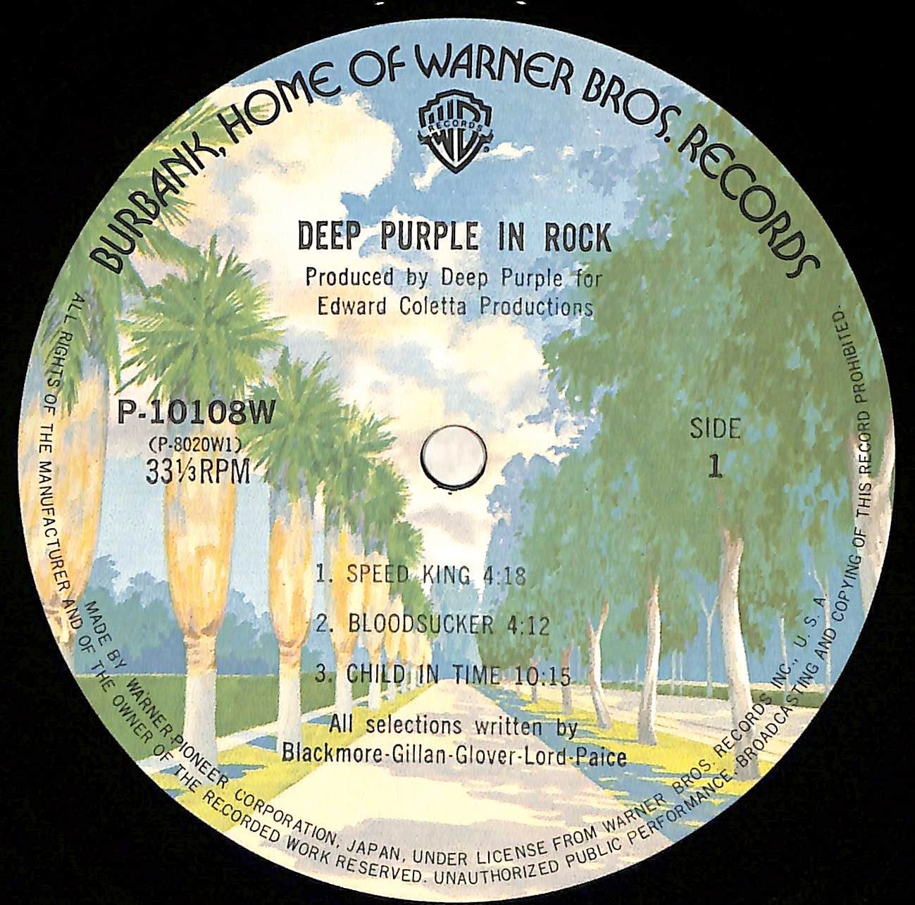 Deep IN イン・ロック ディープ・パープル Purple☆イン・ロック ROCK
