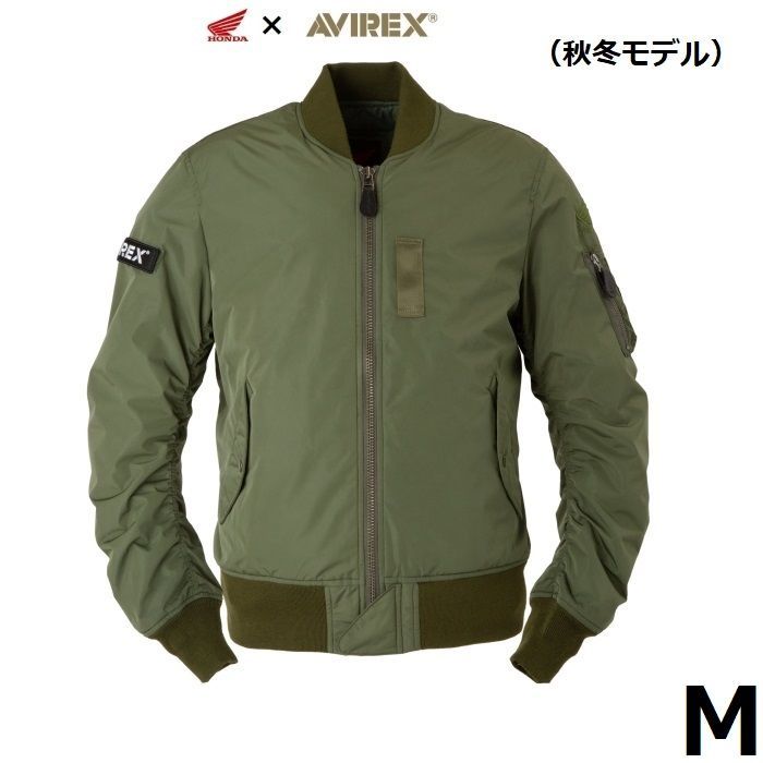 半額sale - タイムセールをお見逃しなく AVIREX HONDA ジャケット オリーブグリーン Mサイズ ジャケット・アウター
