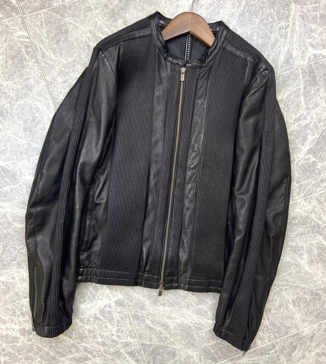 BLACKBARRETT by NEIL BARRETT レザー ライダース 中古・古着通販】Blackbarrett by Neil Barrett (ブラックバレット