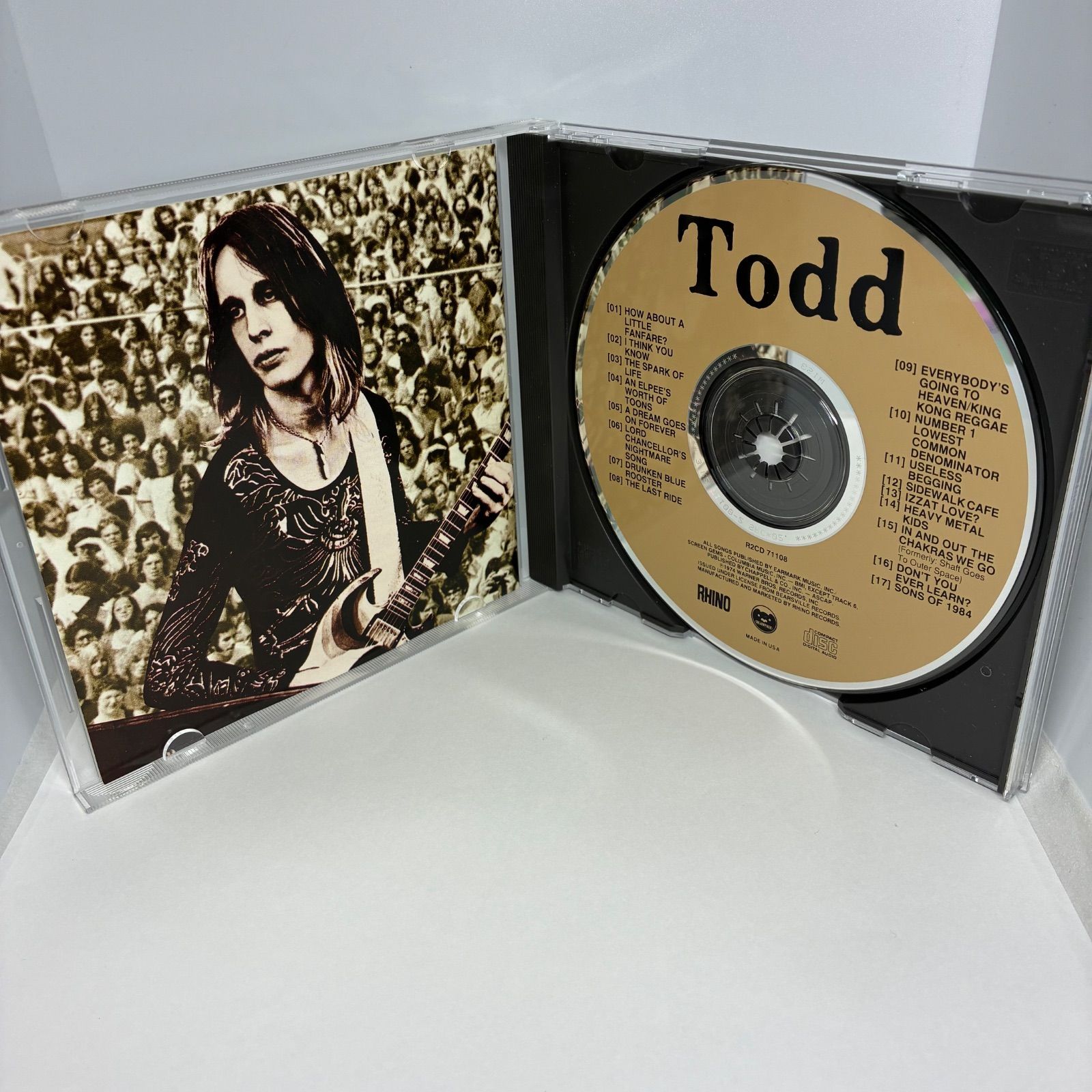 共に輸入盤】 トッド・ラングレン 「TODD」 (未来から来たトッド