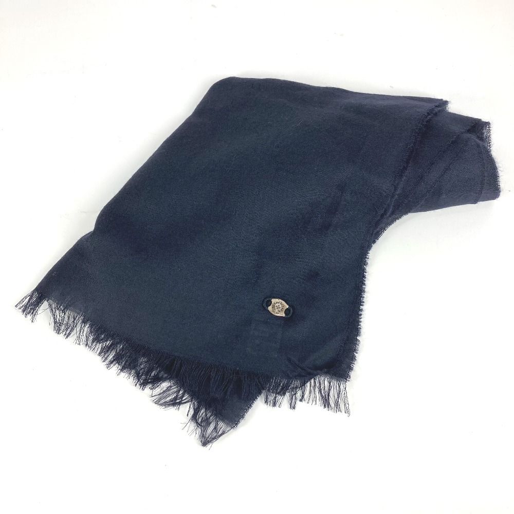 CHROME HEARTS クロムハーツ ストール CHプラス カシミヤ ネイビー