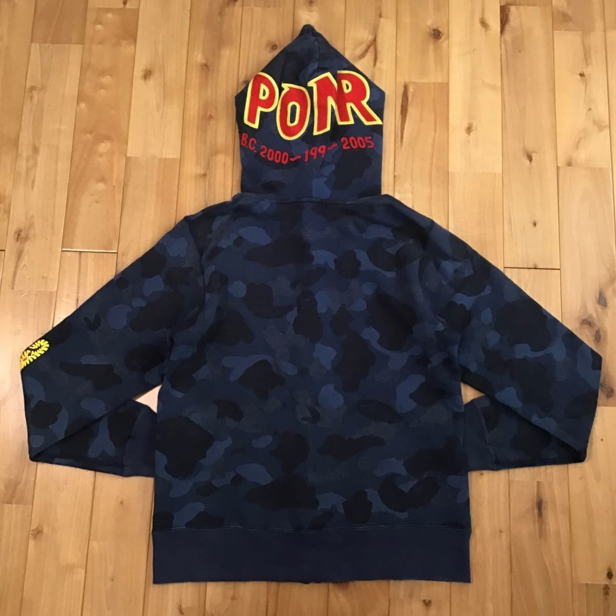 ジャガードカモ シャーク パーカー Sサイズ Jacquard shark full zip 